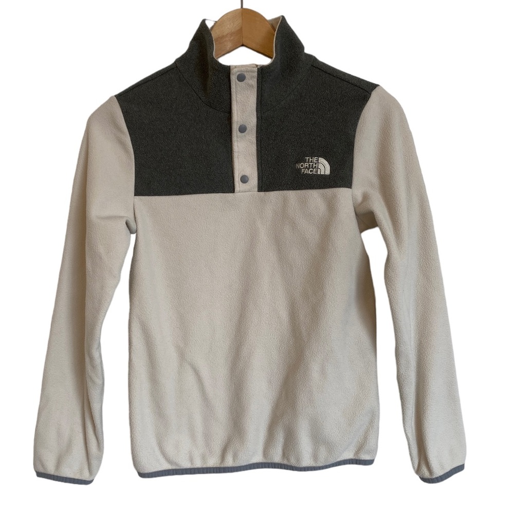 The North Face TKA Glacier Snap Neck Pullover Girls M